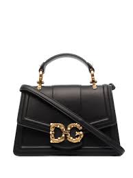 Dolce Gabbana Black Dg Amore Leather Cross Body Bag Modesens In 2020 Bags Dolce And Gabbana Shoulder Bag Women