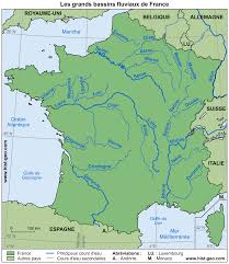 Carte de belgique, union européenne, europe, retrouvez la carte de belgique sur le site carte du monde et les cartes de tous les pays du monde. Carte Des Grands Bassins Fluviaux De France