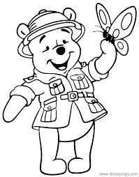 Safari hat illustrations and clipart (3,887). Winnie The Pooh Nature Coloring Pages Disneyclips Com