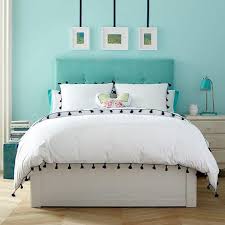 Blue Suede Upholstered Storage Bed Shop 28 suede headboards on houzz get inspired with our curated ideas for.