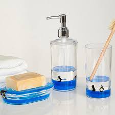 Blue canyon grafene bathroom accessories range. Acrylic Bathroom Set Look Again