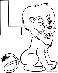Search through 623,989 free printable colorings at getcolorings. Big Lion And Letter L Coloring Page Coloringall