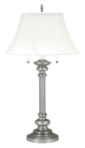 Place a bedroom lamp on your bedside table to enable you to curl up with a good book in your favourite cosy spot. N651 House Of Troy Newport Pull Chain Table Lamp