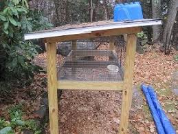 First of all the sturdy looking pallets and separated thicker stinger boards have been framed up to install the table like base, will make. Diy Rabbit Hutch Pallets