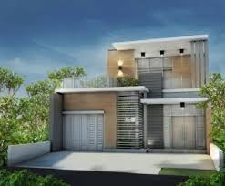 Rumah yang mengusung desain modern juga cocok mengaplikasikan garasi di bagian samping. Desain Toko Modern Minimalis