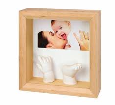 Baby Art Photo Sculpture Frame Rahmen F R Foto Und 3d Hand Kinderkunst Handabdruck Baby Rahmen Fur Fotos