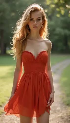 Adult lingerie fashion model