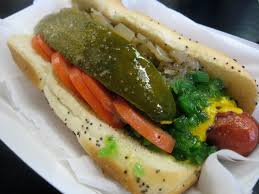 To many people, hot dogs are as american as apple pie and baseball. Chicago Style Hot Dog Wikipedia