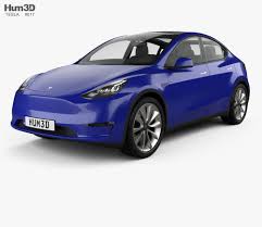 Tesla Model Y 2021 From Hum3d Com Tesla Model Tesla 3d Model