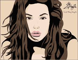 Now let's get into how to style eyebrows based on the different hair colors. Human Hair Color Eyebrow Hairstyle Black Hair Angelina Jolie Celebrities Face Black Hair Png Pngwing