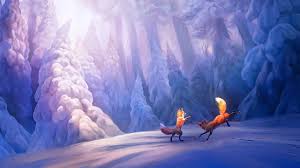 Wallpaper Forest Fox Snow Winter Digital Art Daylight Trees Nature 2560x1439 Wall1223 1742863 Hd Wallpapers Wallhere 8k, snowman, winter, new year, christmas. forest fox snow winter digital art