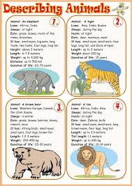 Describing Animals 1 English Esl Worksheets For Distance Learning And Physical Classrooms In 2020 English Activities English Lessons English Writing Skills
