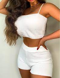 Crop top short geek anime akatsuki. Super Soft Crop Top And Shorts Co Ord Jeans Industry