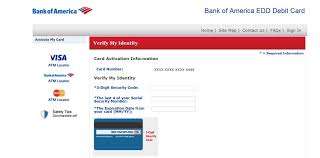 The edd bank of america debit card allows you to do a direct deposit transfer to your. Bank Of America Activate Debit Card Activate Your Bank Of America Debit Card