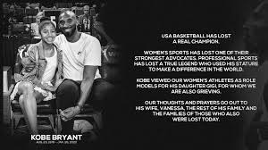 See more ideas about kobe bryant, kobe, bryant. Usa Basketball On Twitter The Game Has Lost A Real Champion Our Thoughts Prayers Go Out To The Bryant Family The Families Of Those Lost Today Https T Co E56ruixhcc