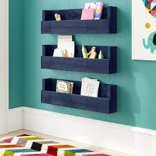 Needless to say, the piles of books in every. Kids Wall Mounted Bookshelf Wayfair