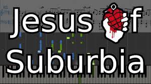 Jesus Of Suburbia Green Day Piano Cover Synthesia Tutorial Youtube