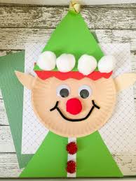 Basteln Papier Weihnachten Kinder Weihnachtself Pappteller Bommeln Pfeifenreiniger Selber Basteln Weihnachten Basteln Weihnachten Papier Basteln Mit Pappteller