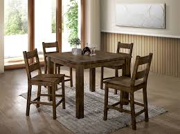 Check spelling or type a new query. Kristen Ii 5 Piece Counter Height Dining Set In Rustic Oak Finish By Furniture Of America Foa Cm3060pt