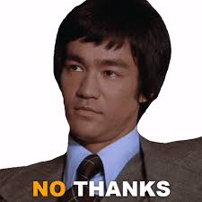 No Thanks Lee Sticker