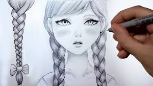 Comment Dessiner Des Tresses Tutoriel Dessin De Tresse Dessin Visage Dessin