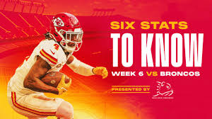 Six Stats To Know Week 6 | Kansas City Chiefs vs. Denver Broncos