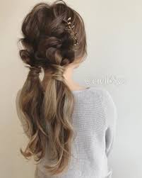 簡単編み込みアレンジ 自分でできるおしゃれな編み込み方法まとめ folk まとめ髪 ロング ロングヘア ヘアスタイリング