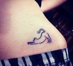 Here is where you can show your true self through your cat tattoo. 116 Minimalistic Cat Tattoos For Cat Lovers Bored Panda