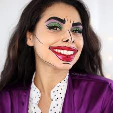 Comic Book Joker Halloween Makeup Tutorial All Drugstore Makeup Tutorial For Halloween Halloween Makeup Tutorial Easy Zombie Makeup Tutorials Makeup Tutorial