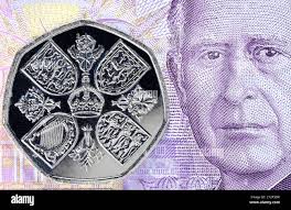 King charles iii portrait 2023 hi-res stock photography and images