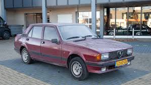 Image result for Navy Blue 1985 Alfa-Romeo