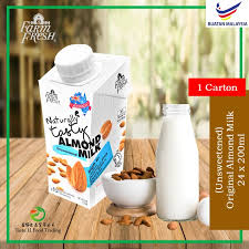 Details about farm fresh milk. 1 Carton Farm Fresh Uht Original Almond Milk Unsweetened 200ml X 24 Taste U Food Trading