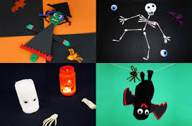 These diy halloween decorations are cute, scary, and easy to make. Halloween Crafts For Kids Homemade Decorations And More Spooky Ideas