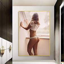Amazon.com: Lebais Póster sexy de chica caliente a tope de mujer desnuda  arte de pared de belleza foto lienzo impresiones HD modelo sexy pintura  corporal casa gimnasio dormitorio decoración Pictur 11.8x11.8 in