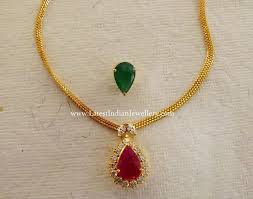 Simple Gold Chain With Changeable Pendant Simple Elegant Necklace Jewelry Design Necklace Elegant Necklaces