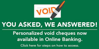 How to get void cheque in td app. Void Cheque Community First