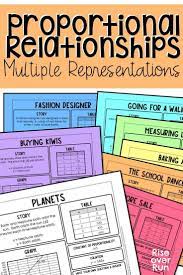 Explore Proportional Relations With This Rigorous Activity Included Are 8 Different S Proportional Relationships 7th Grade Math Proportions Math Middle School