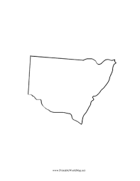 New south wales state and cities state map 219 book description : New South Wales Map Blank