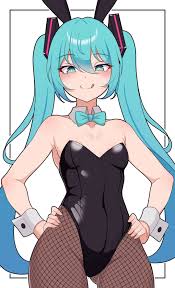vocaloid, hatsune miku, kumada gaon, 1girls, blue eyes - R34 Vault