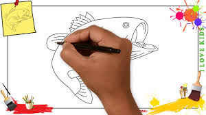 They excite recreational fishermen in the same way they excite little how to catch bass jumping out of the water. How To Draw A Bass Fish Simple Easy Slowly Step By Step For Kids Youtube