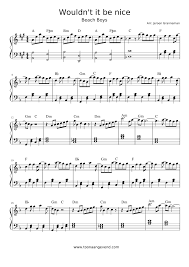 Wouldn't it be nice is the opening track on the 1966 album pet sounds and one of the most widely recognized songs by the american pop group the beach boys. Wouldn T It Be Nice Beach Boys Sheet Music For Piano Solo Musescore Com