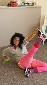 80 S Workout Costume For Halloween Diy Fun Costumes 80 S Hair 80 S Makeup Www Slimcareinc Com 80s Workout Costume 80s Workout 80s Costume Diy