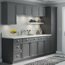 Check spelling or type a new query. Hampton Bay Easthaven Assembled 18 X 84 X 24 63 In Pantry Utility Cabinet In Unfinished German Beech Grey Kitchen Designs Contemporary Kitchen Modern Kitchen