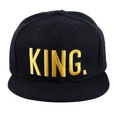 Wendywu Hip Hop Hats King And Queen 3d Embroidered Lovers Couples Snapback Caps Adjustable King Queen Ci17yhwg0cr Hip Hop Hat Hats King Queen