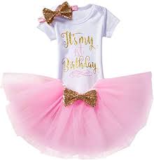 Cette première année de bébé a été riche en émotions et est passée tellement vite ! Robe Anniversaire Pour Bebe Naissance Filles Jupe Tutu Princesse Robe Coton Avec Bowknot Bandeau Ensemble De 3 Pieces Costume De Photographie Deguisement De Ceremonie Bapteme Fete Rose 1 Ans Amazon Fr Vetements Et