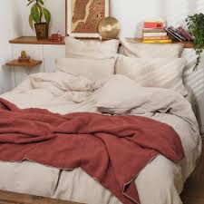 Plaid Lin lavé Autour du lin