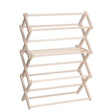 The large amish wooden clothes drying rack is a beautifully handcrafted family friendly clothes drying rack that provides 56 feet of drying space holding very large loads with ease. Pennsylvania Woodworks Medium Wooden Clothes Drying Rack Made In The Usa Heavy Duty 100 Hardwood Pennsylvania Woodworks