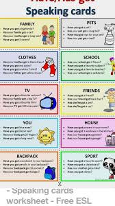 Have Havegot Haven T You Got Havegot Havent In 2020 Speaking Activities English Learning English For Kids English Language Teaching