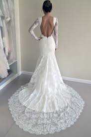 We've rounded up 20 gorgeous long sleeve wedding dresses, to inspire your own gown, a timeless trend that works for every style, and every wedding. Mermaid Long White Lace Bridesmad Dress With Open Back 1001170 221 99 Modseley Com
