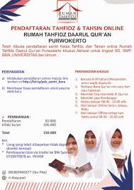 V tahun ketiga (kelas 3) : Program Tahsin Dan Tahfidz Online Rumah Tahfidz Daqu Purwokerto Putri